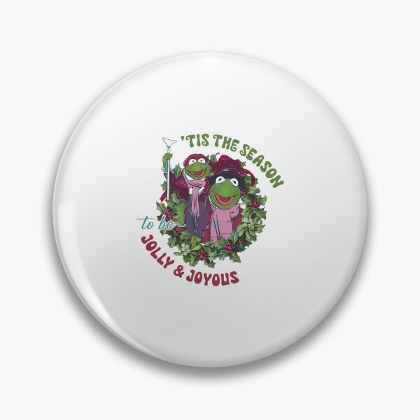 Item preview, Kermit & Piggy Jolly Holiday Wreath designed and sold by Jacklynmard.
