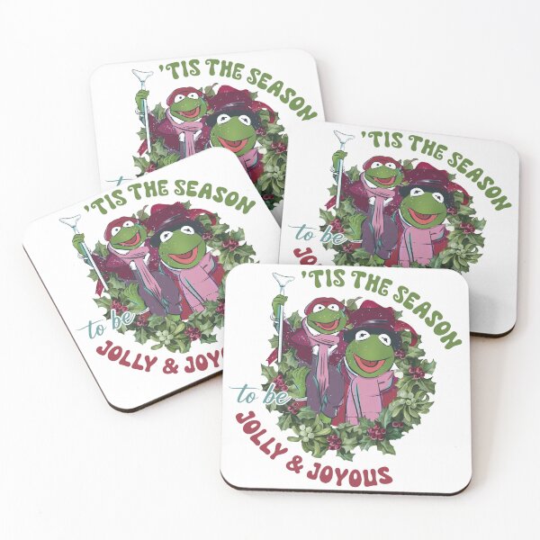 Item preview, Kermit & Piggy Jolly Holiday Wreath designed and sold by Jacklynmard.