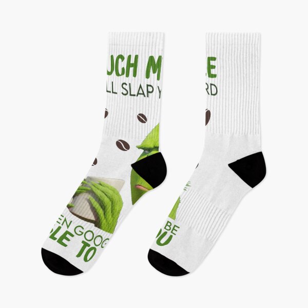 Item preview, Grumpy Coffee Lover Slap Quote Funny Green Character Design designed and sold by Jacklynmard.