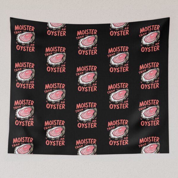 Item preview, Moister Than An Oyster Shirt Retro Funny designed and sold by OldSchoolCubak.