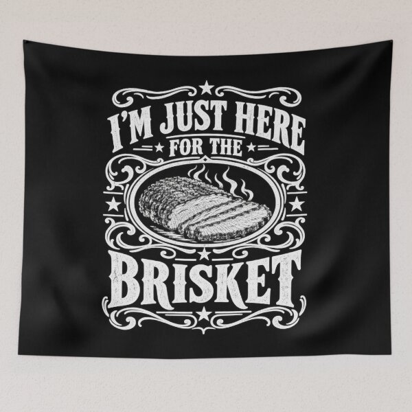 Item preview, I’m Just Here for the Brisket Funny BBQ Meat Lover Gift designed and sold by THREE LITTLE BEANS.