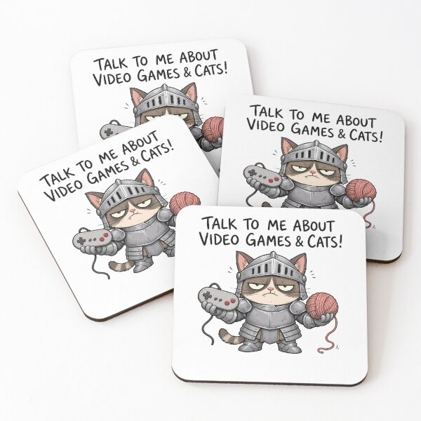 Item preview, Talk To Me About Video Games And Cats designed and sold by ShirtWreck.