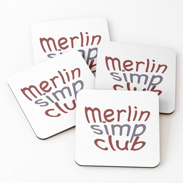 Item preview, Merlin Simp Club Stickers designed and sold by ThePeaceForge.