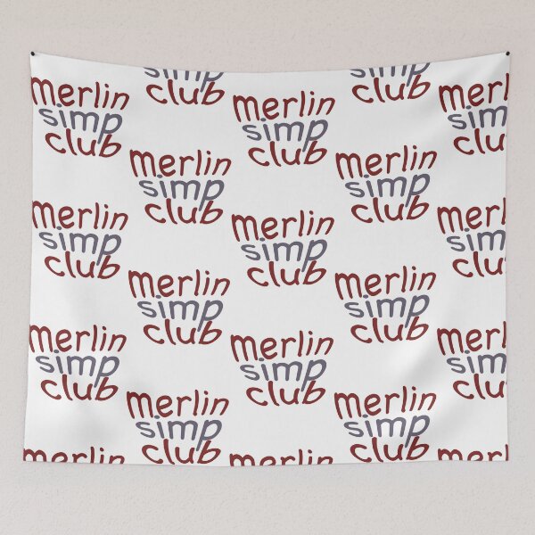Item preview, Merlin Simp Club Stickers designed and sold by ThePeaceForge.