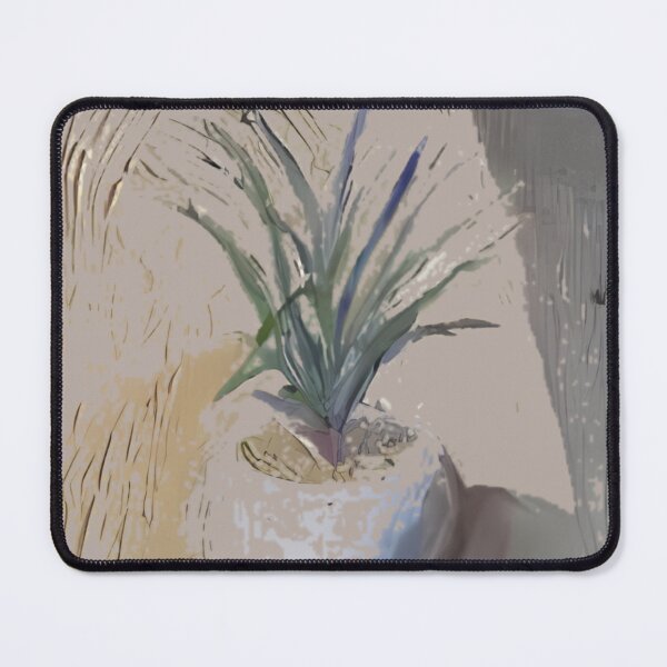 Item preview, Spiky Succulent Plant Impressionist Still Life designed and sold by VillageOil.