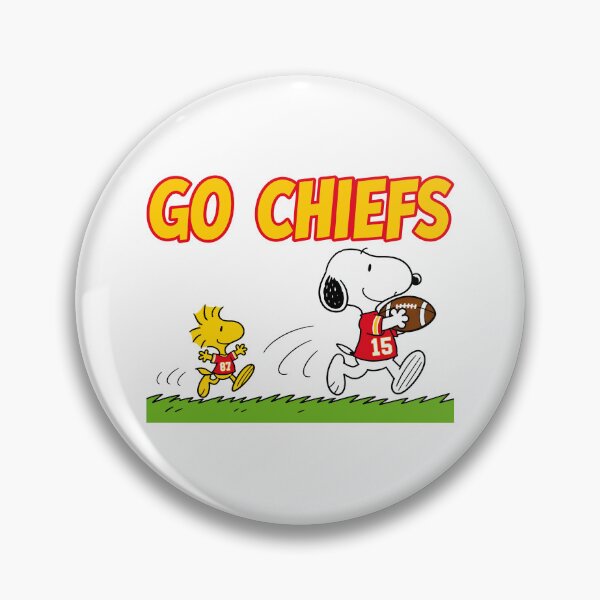 Item preview, Snoopy & Woodstock Kansas City Chiefs Football Retro F430 designed and sold by GLUVY-THEME.