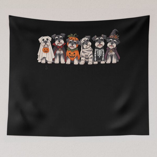 Item preview, Spooky Schnauzer Society Dog Lover Halloween designed and sold by Tomtomatos.