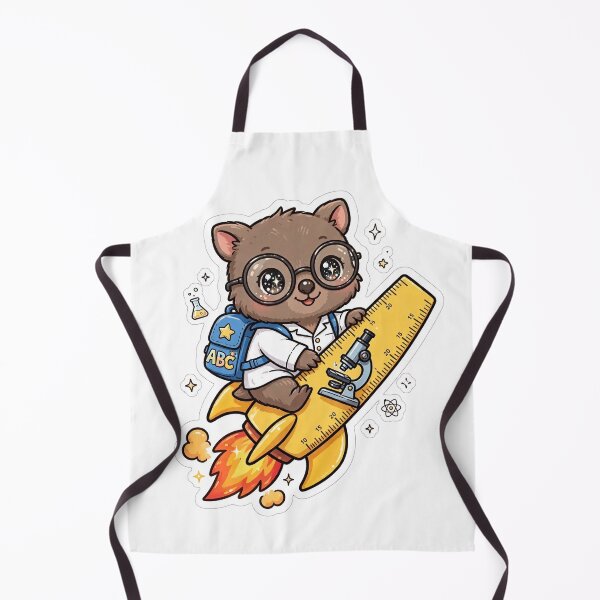 Item preview, Wombat Science Lab Rocket Ruler designed and sold by Wildlife-Walk.