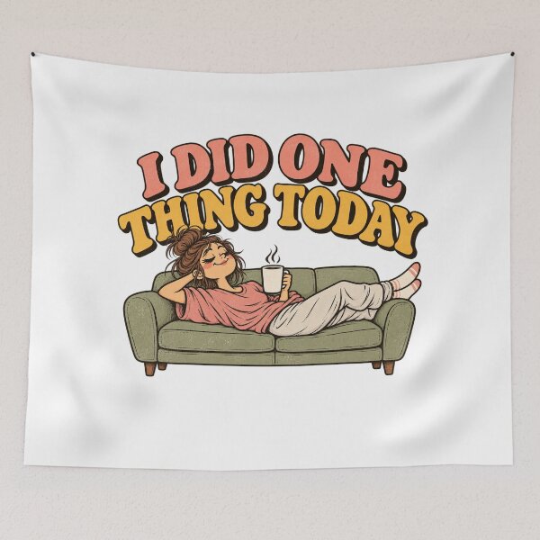 Item preview, I Did One Thing Today designed and sold by VibnWalls.