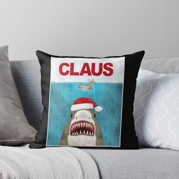 Item preview, Funny Christmas Santa Claus Shark Reindeer Humor designed and sold by Level3Visualsd.