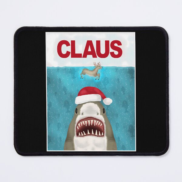 Item preview, Funny Christmas Santa Claus Shark Reindeer Humor designed and sold by Level3Visualsd.