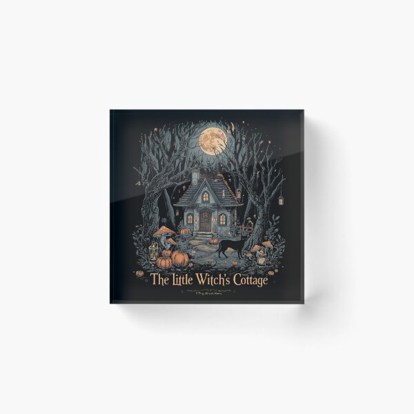 Item preview, Forest Witch Cottage Under Moonlight designed and sold by ChicTrendz.