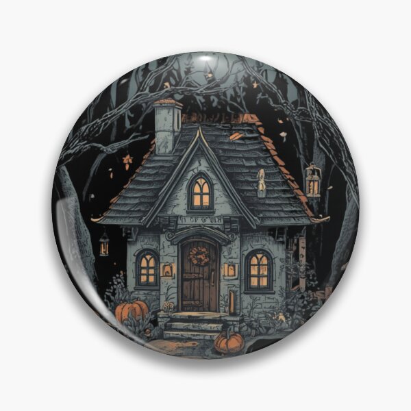 Item preview, Forest Witch Cottage Under Moonlight designed and sold by ChicTrendz.
