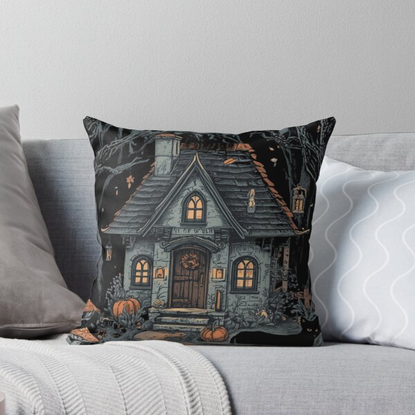 Item preview, Forest Witch Cottage Under Moonlight designed and sold by ChicTrendz.