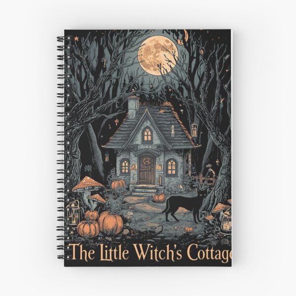 Item preview, Forest Witch Cottage Under Moonlight designed and sold by ChicTrendz.