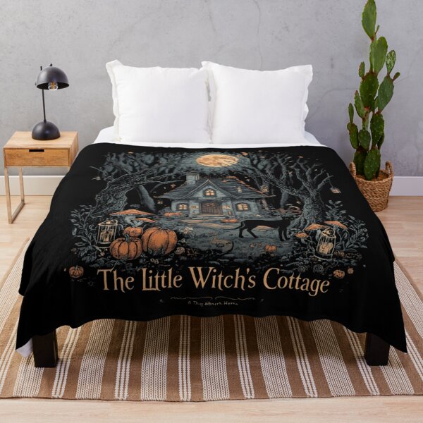 Item preview, Forest Witch Cottage Under Moonlight designed and sold by ChicTrendz.