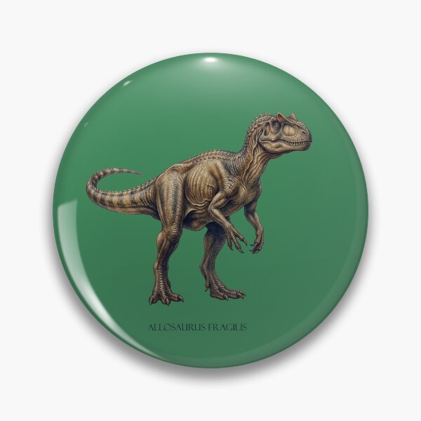 Item preview, The Jurassic Tax Inspector: Allosaurus Fragilis Fine Art Print designed and sold by FreiherrPK.