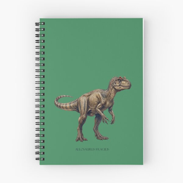 Item preview, The Jurassic Tax Inspector: Allosaurus Fragilis Fine Art Print designed and sold by FreiherrPK.