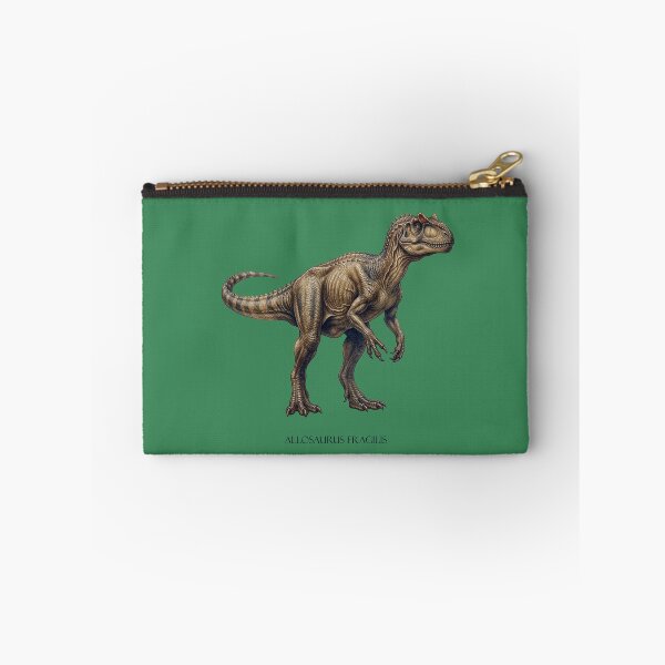 Item preview, The Jurassic Tax Inspector: Allosaurus Fragilis Fine Art Print designed and sold by FreiherrPK.