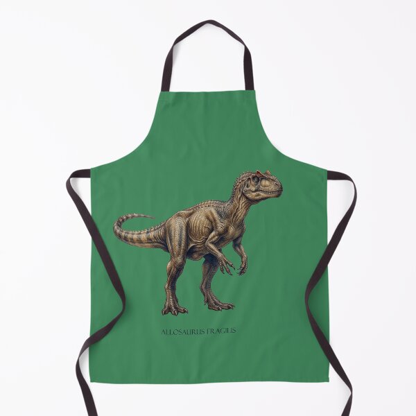 Item preview, The Jurassic Tax Inspector: Allosaurus Fragilis Fine Art Print designed and sold by FreiherrPK.