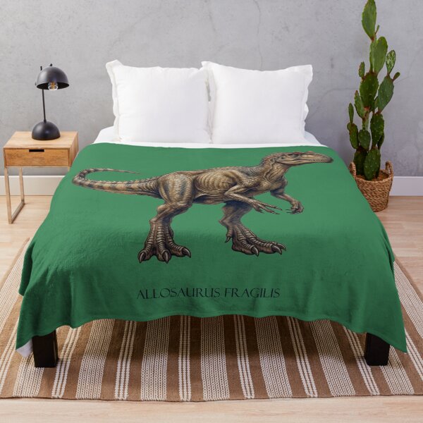 Item preview, The Jurassic Tax Inspector: Allosaurus Fragilis Fine Art Print designed and sold by FreiherrPK.