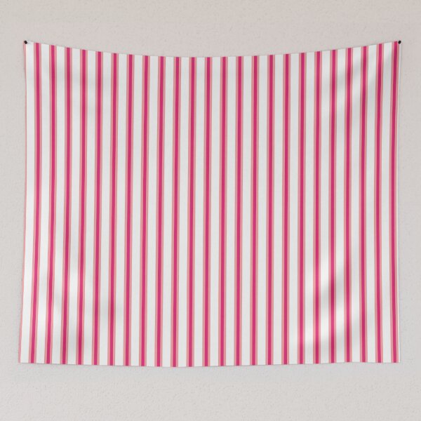 Item preview, balanced stripe - toxic summer - white orange pink designed and sold by Stephanie Fiona Design.