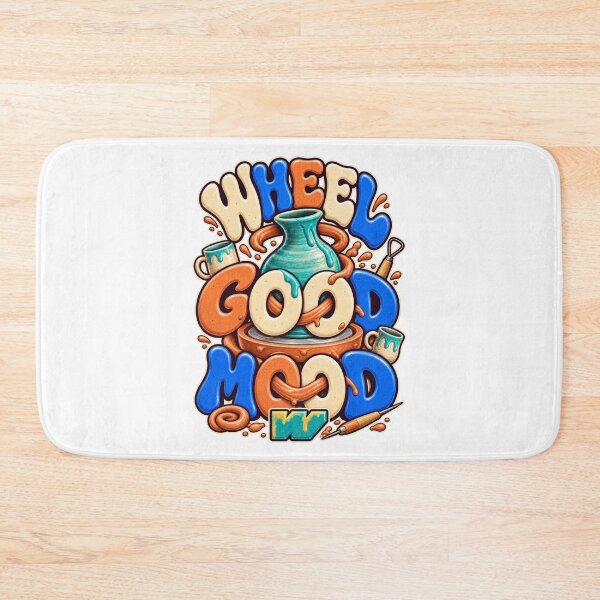 Item preview, Wheel Good Mood Pottery Pun designed and sold by eWproject.