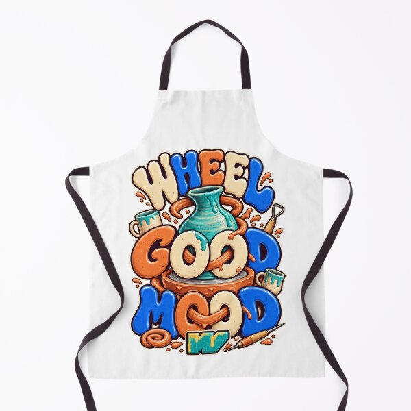 Item preview, Wheel Good Mood Pottery Pun designed and sold by eWproject.