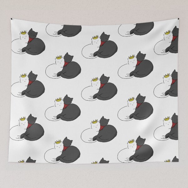 Item preview, Merthur Cats Snuggling designed and sold by ThePeaceForge.