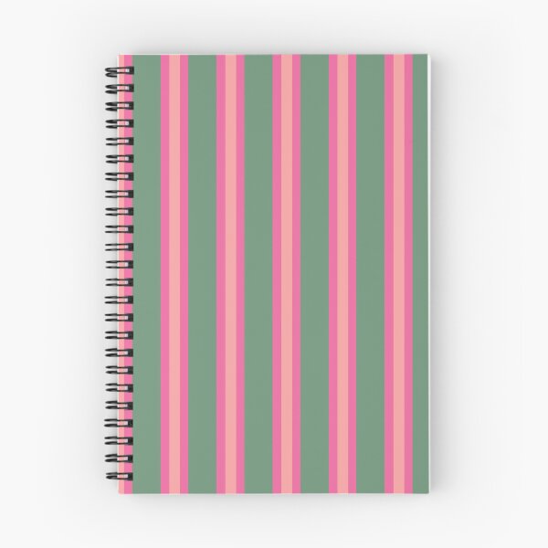 Item preview, balanced stripe - toxic summer - green orange pink designed and sold by Stephanie Fiona Design.