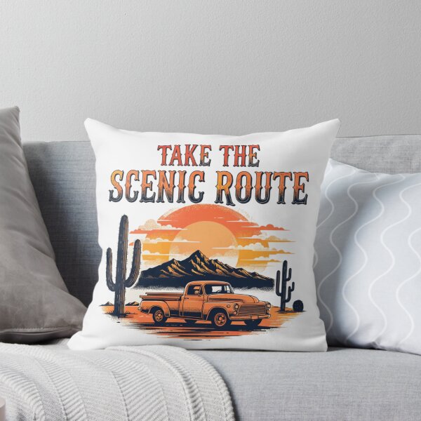 Item preview, Take the Scenic Route Vintage Desert designed and sold by Print culturee.