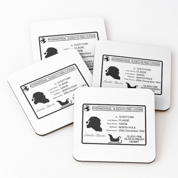 Item preview, Santa Clause Driving License designed and sold by Hased-fghrton.
