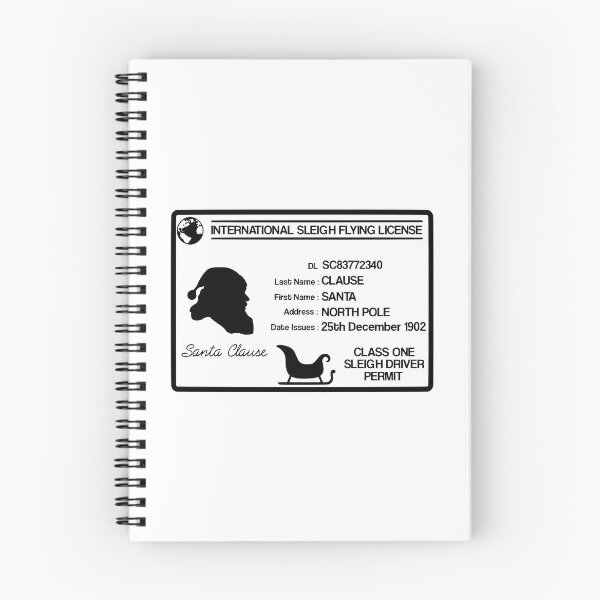 Item preview, Santa Clause Driving License designed and sold by Hased-fghrton.