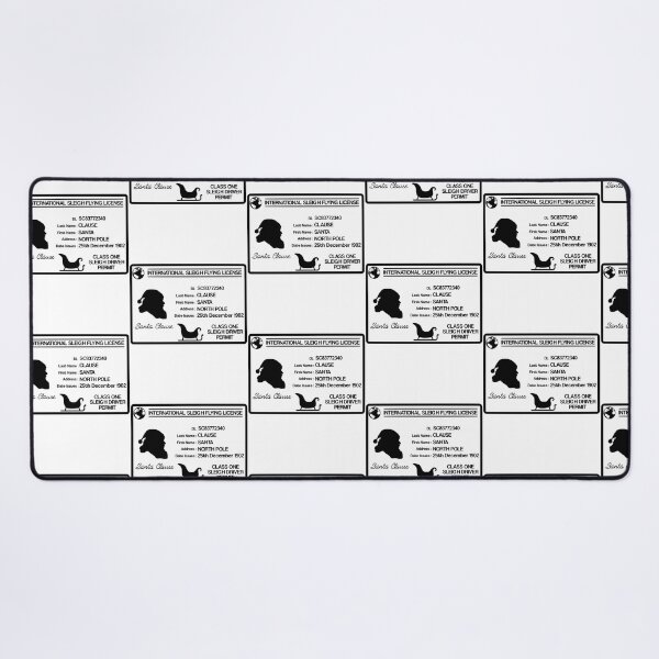 Item preview, Santa Clause Driving License designed and sold by Hased-fghrton.