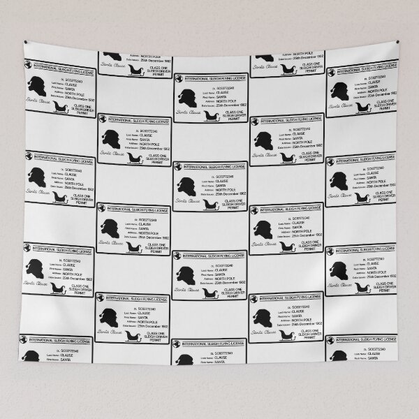 Item preview, Santa Clause Driving License designed and sold by Hased-fghrton.