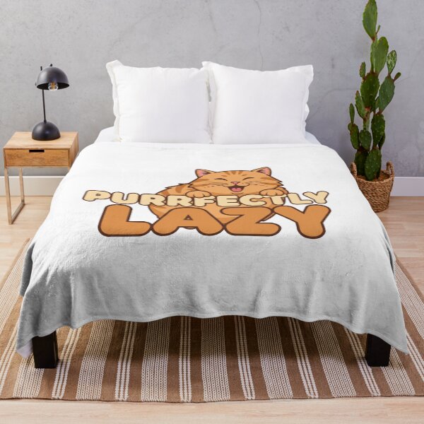Item preview, Purrfectly Lazy Cute Orange Cat Coffee Funny Kitten designed and sold by MascotFoundry.