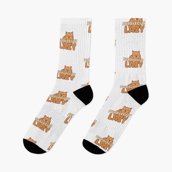Item preview, Purrfectly Lazy Cute Orange Cat Coffee Funny Kitten designed and sold by MascotFoundry.