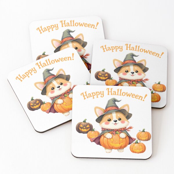 Item preview, Witch Corgi Pumpkin Art designed and sold by Kedspicedesign.