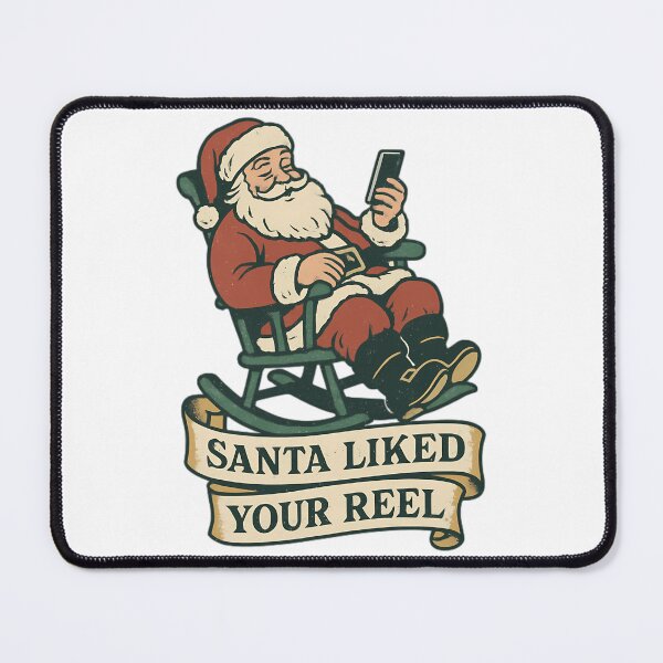 Item preview, Santa Liked Your Reel designed and sold by Hased-fghrton.