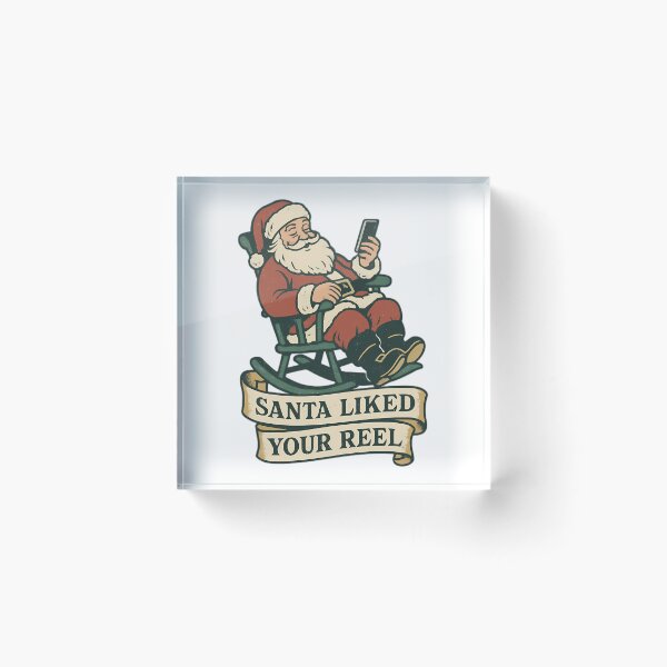 Item preview, Santa Liked Your Reel designed and sold by Hased-fghrton.
