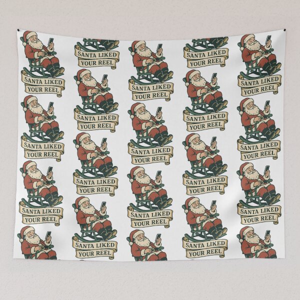 Item preview, Santa Liked Your Reel designed and sold by Hased-fghrton.