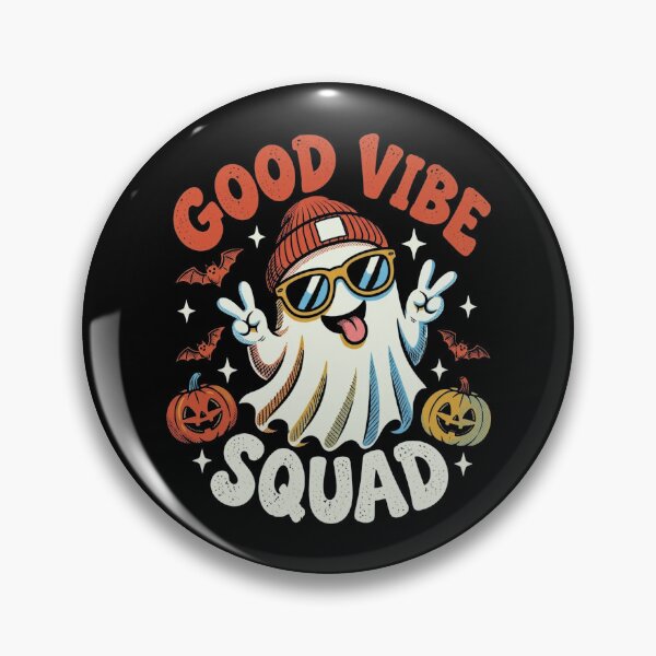 Item preview, Good Vibe Squad Cute Ghost Halloween designed and sold by Steele-Art.