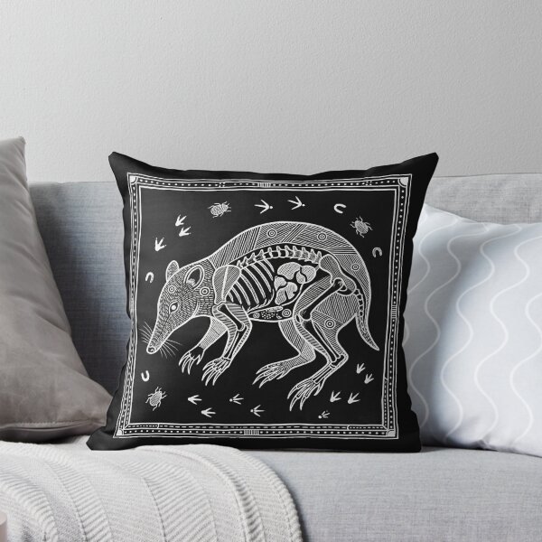 Item preview, The Backward Excavator: Vintage Northern Brown Bandicoot Linocut Print designed and sold by FreiherrPK.