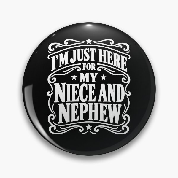 Item preview, I’m Just Here for My Niece and Nephew Funny Aunt Uncle Family Gift designed and sold by THREE LITTLE BEANS.