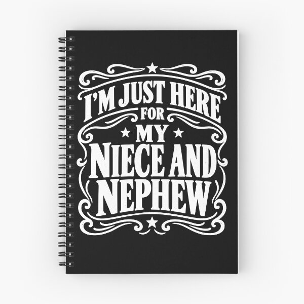 Item preview, I’m Just Here for My Niece and Nephew Funny Aunt Uncle Family Gift designed and sold by THREE LITTLE BEANS.