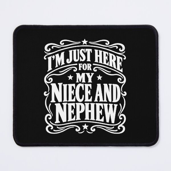 Item preview, I’m Just Here for My Niece and Nephew Funny Aunt Uncle Family Gift designed and sold by THREE LITTLE BEANS.
