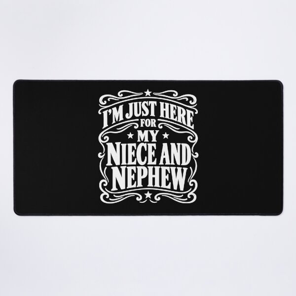 Item preview, I’m Just Here for My Niece and Nephew Funny Aunt Uncle Family Gift designed and sold by THREE LITTLE BEANS.
