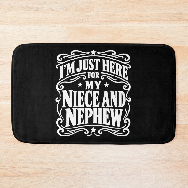 Item preview, I’m Just Here for My Niece and Nephew Funny Aunt Uncle Family Gift designed and sold by THREE LITTLE BEANS.