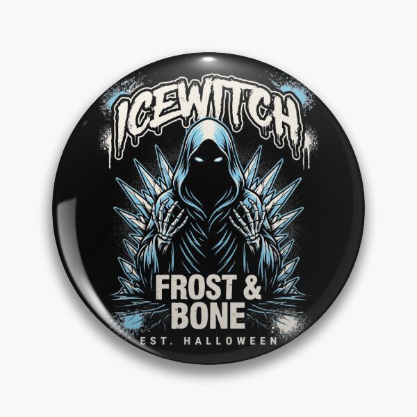 Item preview, Ice Witch Frost and Bone Halloween Design Graphic Tee v10 designed and sold by DarylWelsh2024.