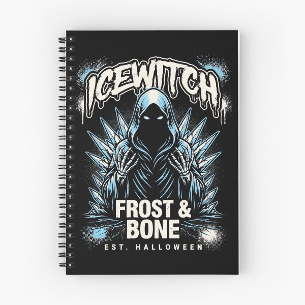 Item preview, Ice Witch Frost and Bone Halloween Design Graphic Tee v10 designed and sold by DarylWelsh2024.
